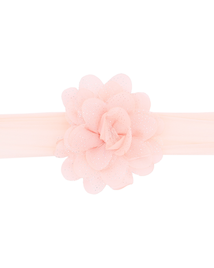 Multicolored Glistening Flower Headband