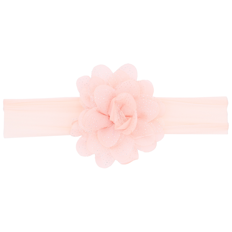 Multicolored Glistening Flower Headband