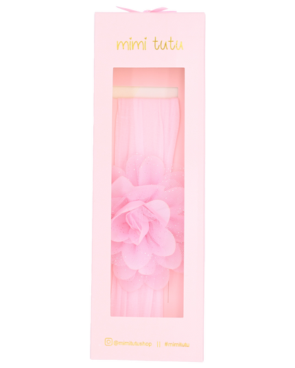 Multicolored Glistening Flower Headband