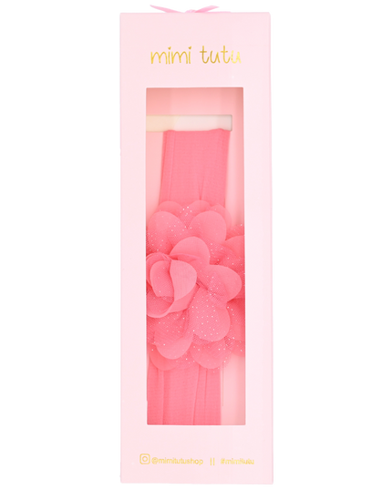 Multicolored Glistening Flower Headband