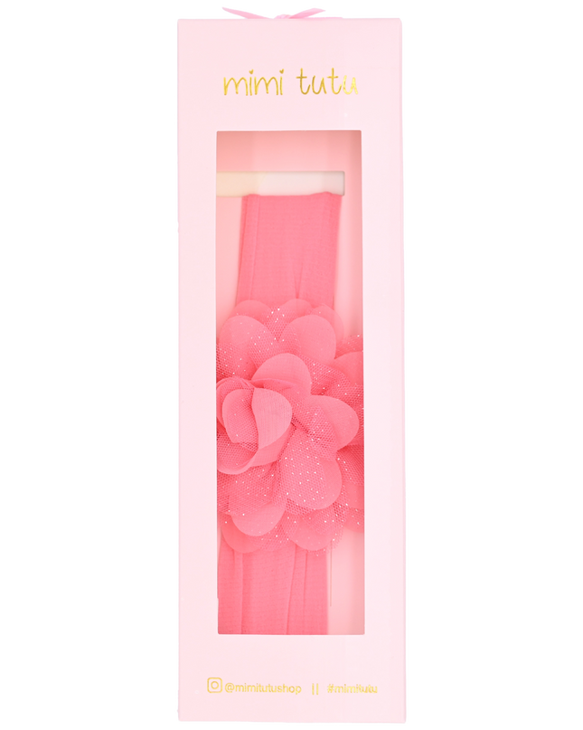Multicolored Glistening Flower Headband