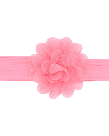 Multicolored Glistening Flower Headband
