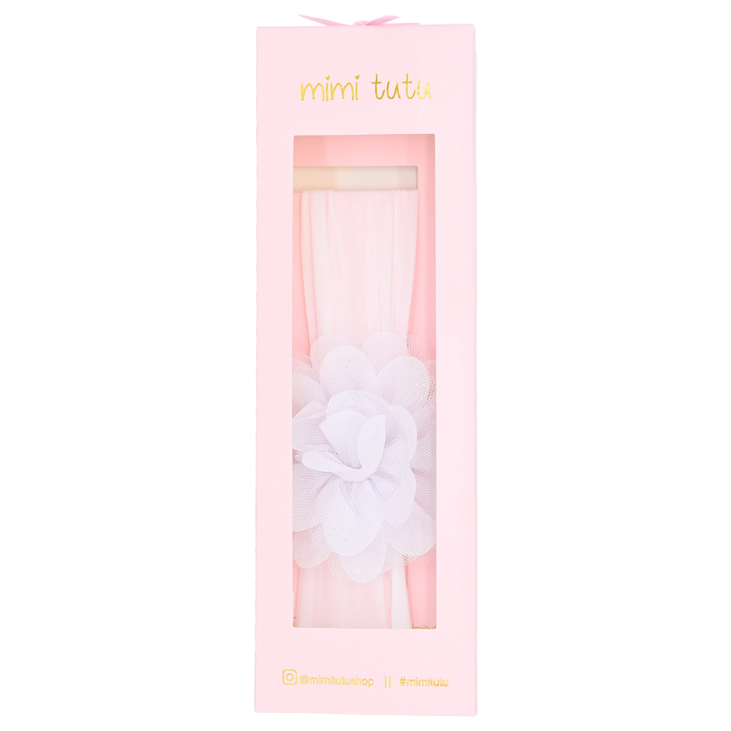 Multicolored Glistening Flower Headband