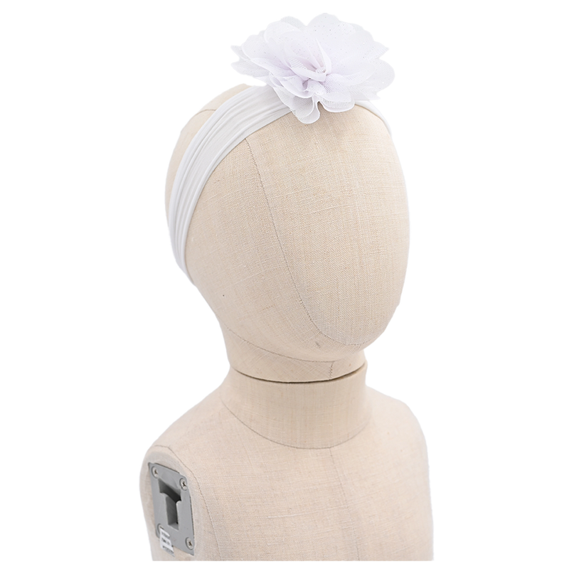 Multicolored Glistening Flower Headband
