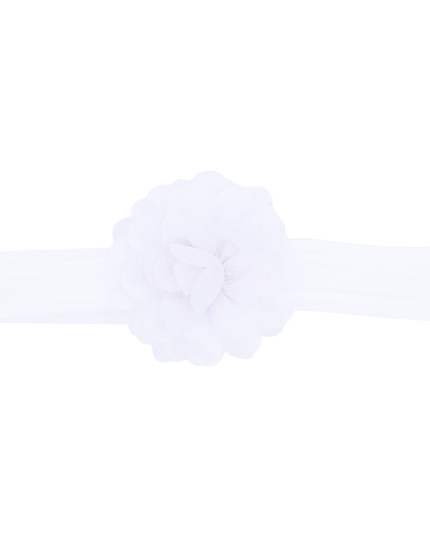 Multicolored Glistening Flower Headband