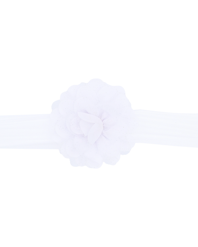 Multicolored Glistening Flower Headband