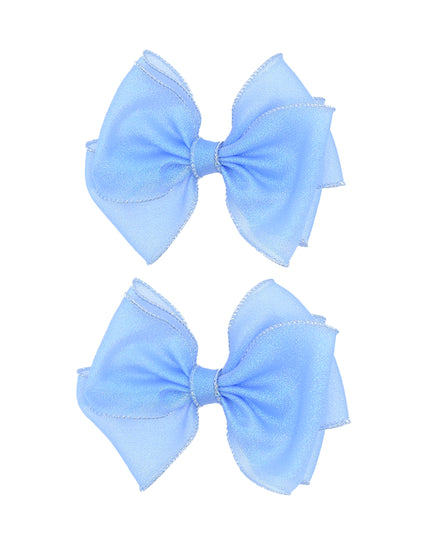 Shimmering Bow Hairclip Set