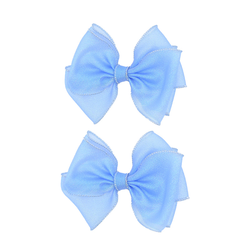 Shimmering Bow Hairclip Set
