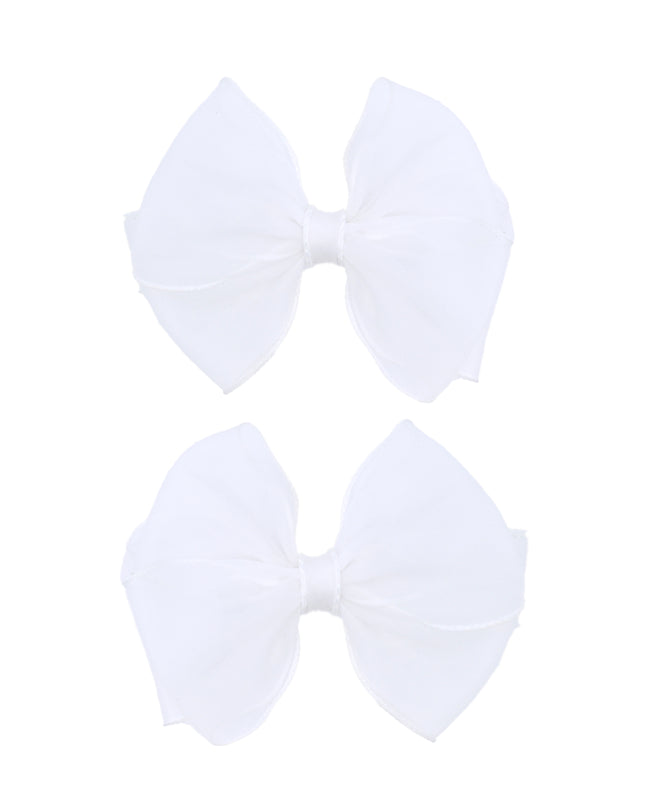 Shimmering Bow Hairclip Set