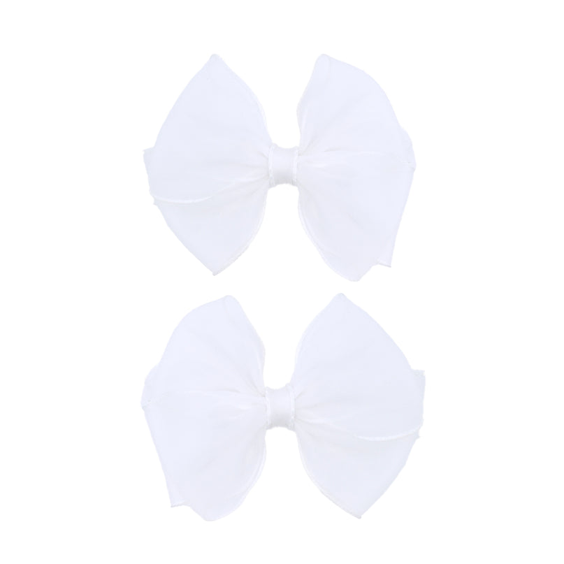 Shimmering Bow Hairclip Set