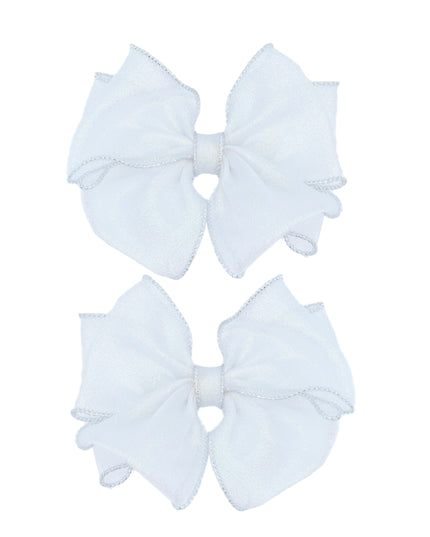 Shimmering Bow Hairclip Set