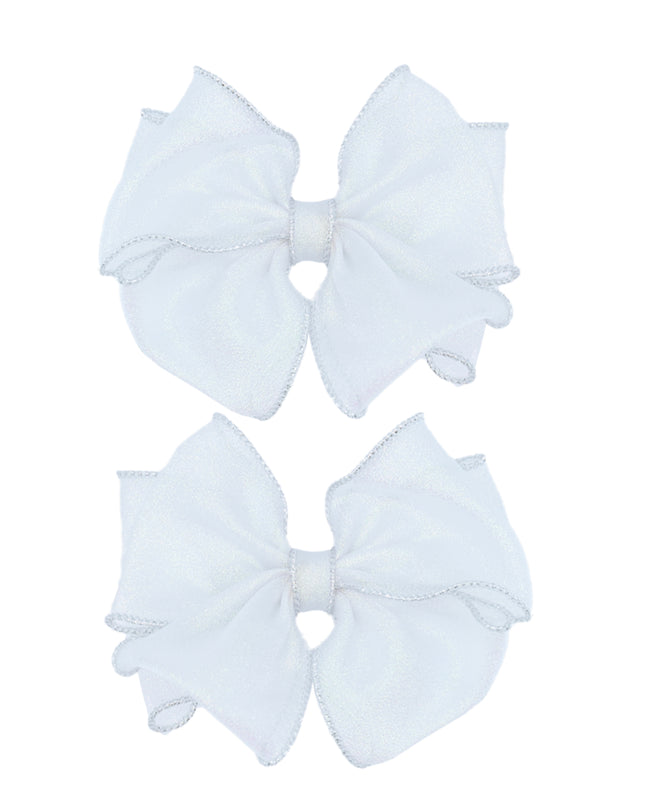 Shimmering Bow Hairclip Set