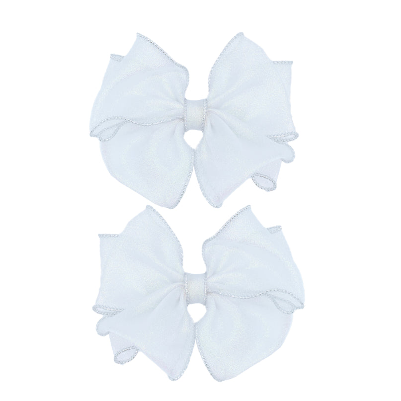 Shimmering Bow Hairclip Set
