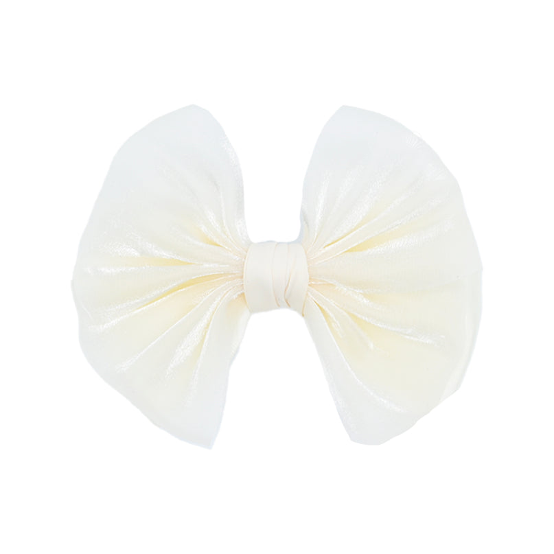 Multicolor Satin Bow Hairclip Set