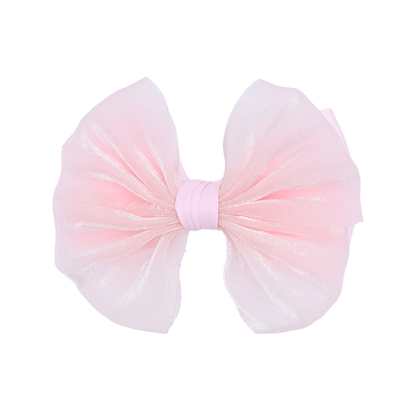 Multicolor Satin Bow Hairclip Set