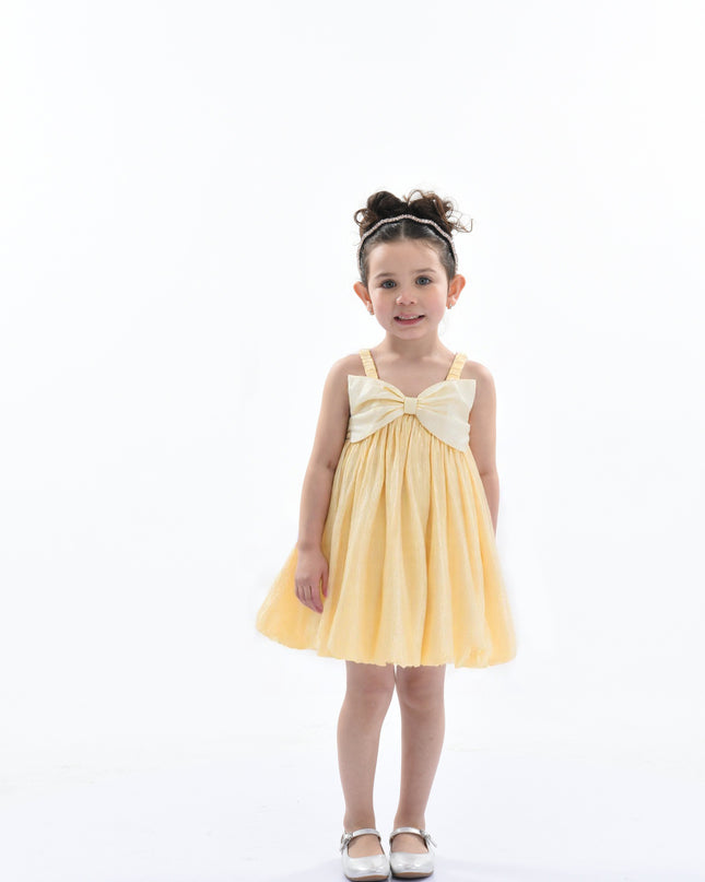 Gold Shining Satin Dress