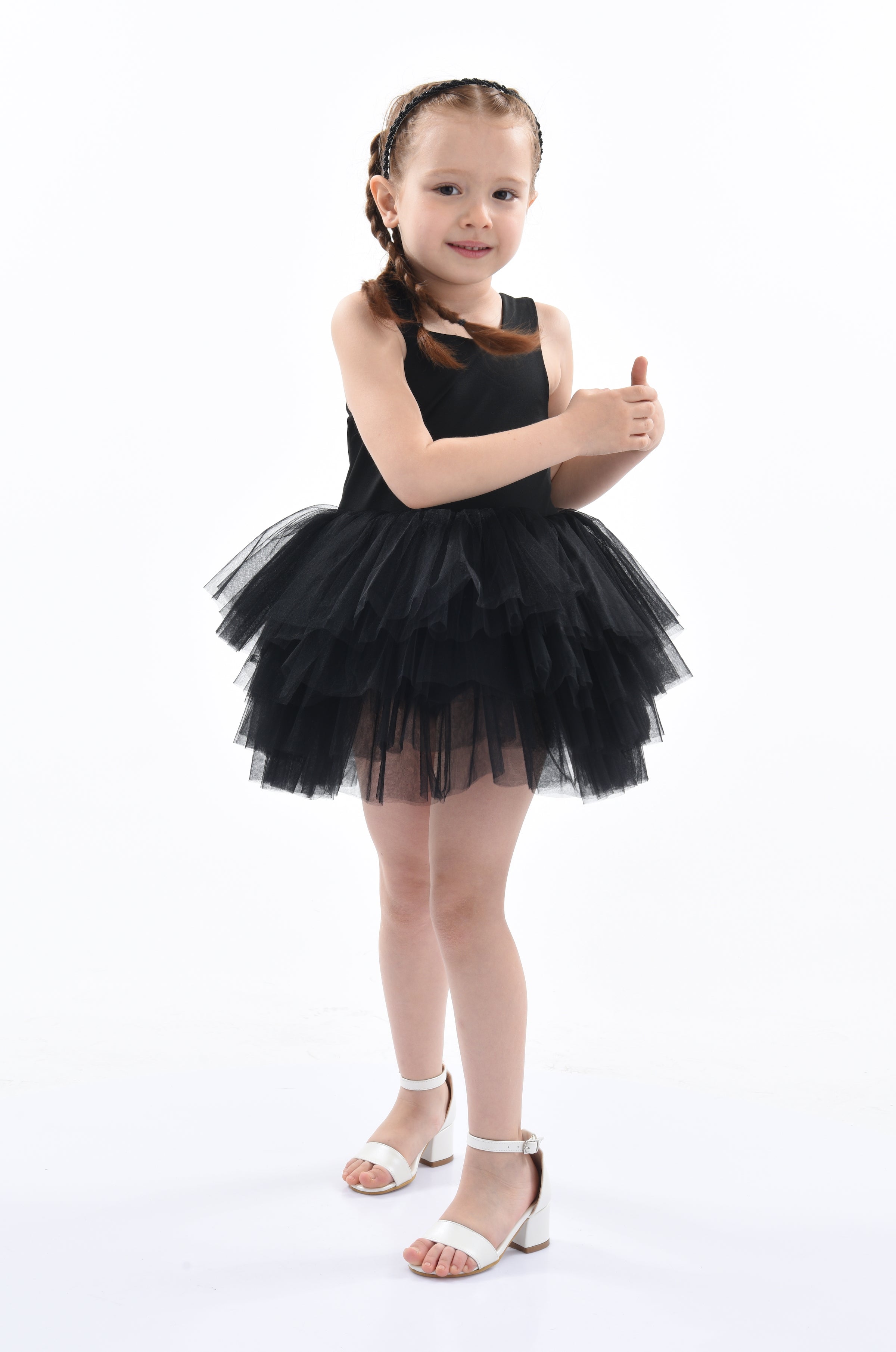 Mimi Tutu Black Solid Tutu Dress Mimi Tutu Black Solid Tutu Dress