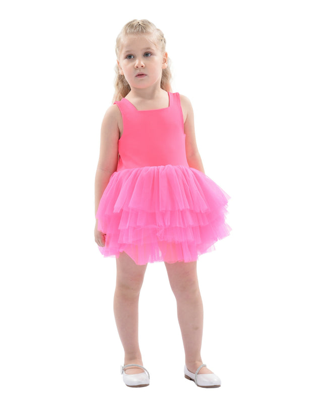Pink French Rose Tutu Dress
