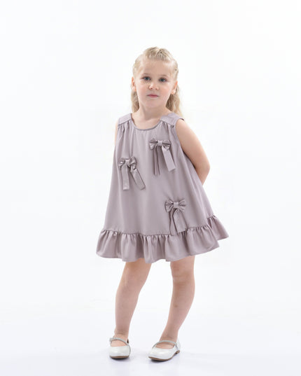 Purple Sofia Bow Dress
