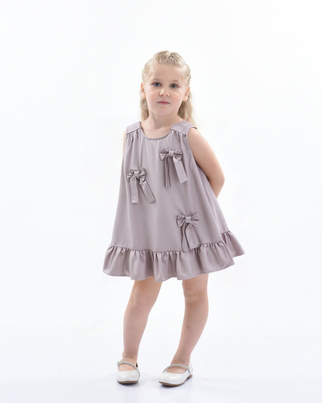 Purple Sofia Bow Dress