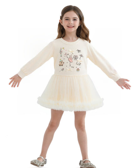 kidsatelier-mimi-tutu-Beige-Ballet-Ruffle-Bow-Dress