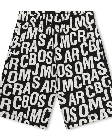 marc-jacobs-w60140-09b-ku-Black Bermuda Shorts