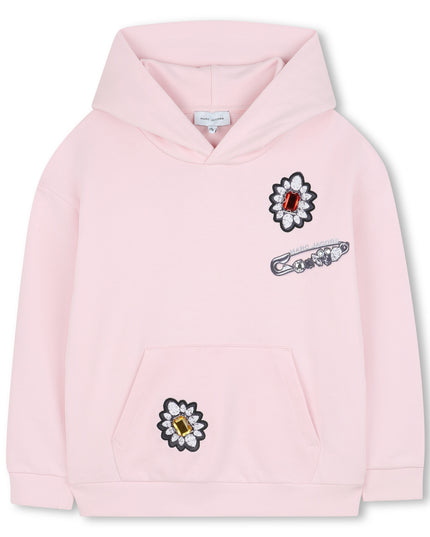 Kids Atelier-Marc Jacobs-Pink Hooded Sweatshirt