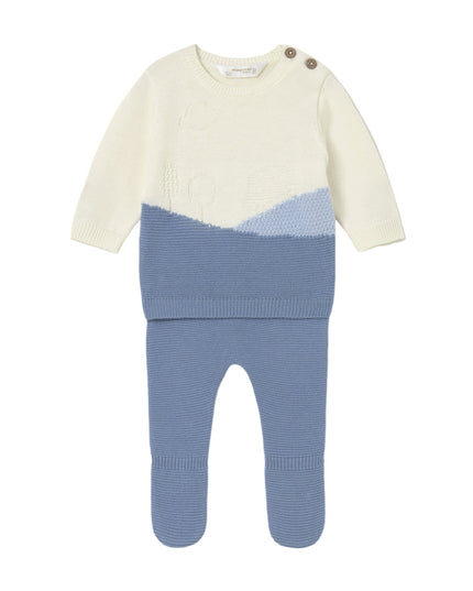 Kids Atelier-Mayoral-Newborn Knit Pants and Sweatshirt Set