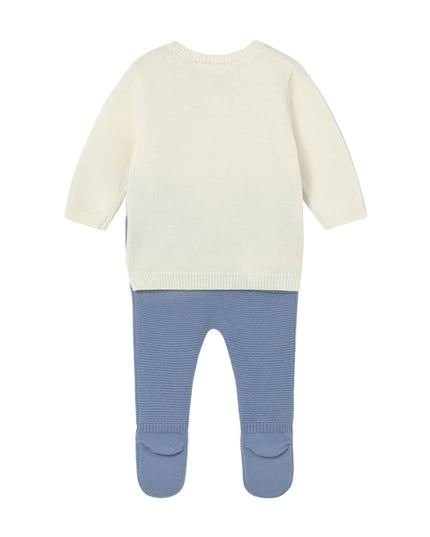 Kids Atelier-Mayoral-Newborn Knit Pants and Sweatshirt Set