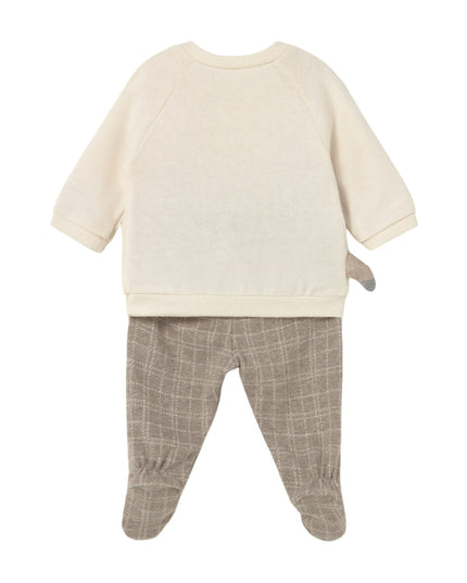 Kids Atelier-Mayoral-Newborn Boy Pants and Sweater Set