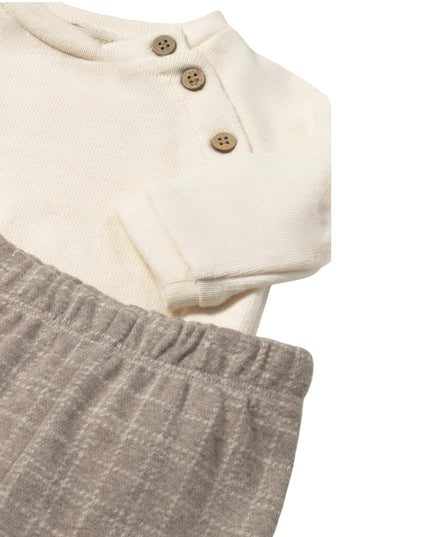 Kids Atelier-Mayoral-Newborn Boy Pants and Sweater Set