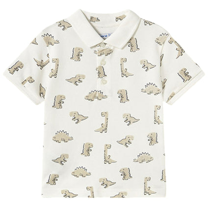 Kids Atelier-Mayoral-Baby Print Polo Shirt