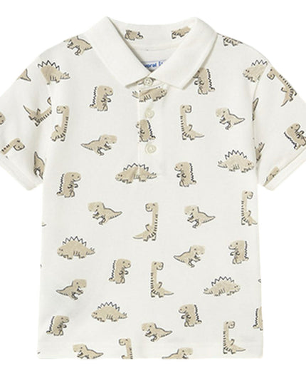 Kids Atelier-Mayoral-Baby Print Polo Shirt