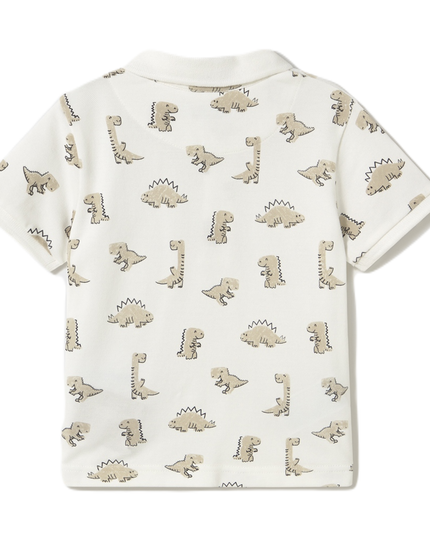 Kids Atelier-Mayoral-Baby Print Polo Shirt