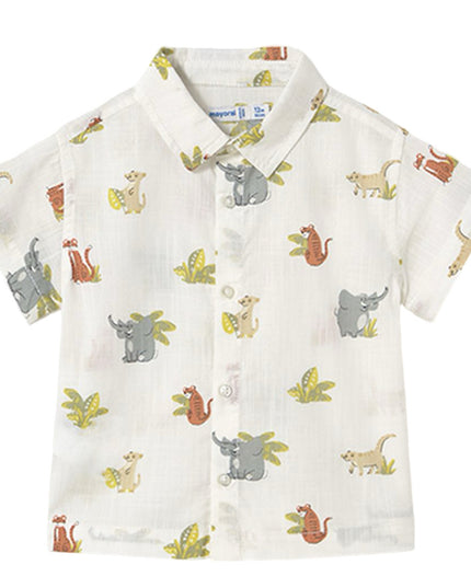 Kids Atelier-Mayoral-Printed Baby Shirt