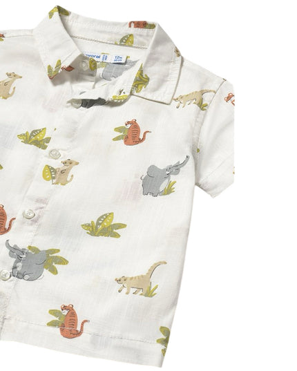 Kids Atelier-Mayoral-Printed Baby Shirt