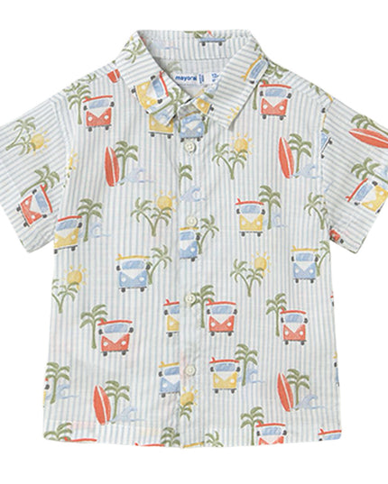 Kids atelier-Mayoral-Summer Surfboard Buttondown Shirt