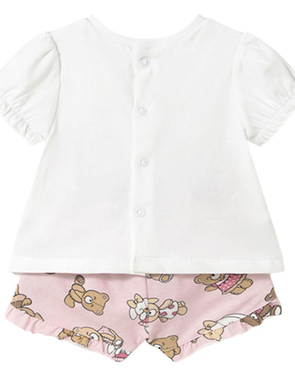 Kids Atelier-Mayoral-Newborn Girl Shorts And Top Set