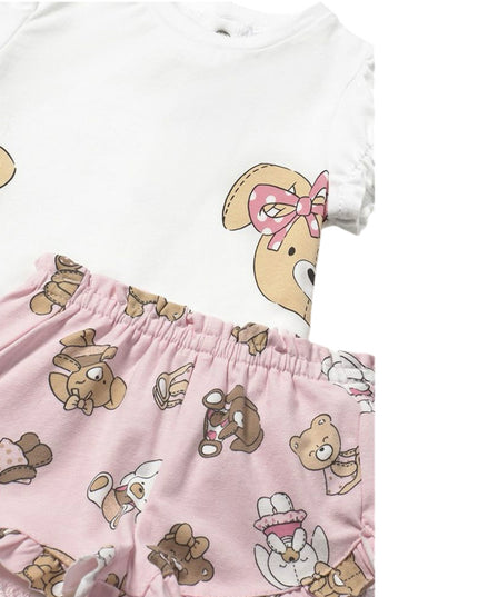 Kids Atelier-Mayoral-Newborn Girl Shorts And Top Set