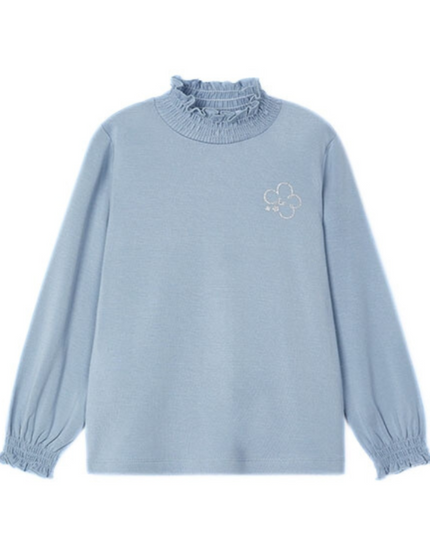 Kids Atelier-Mayoral- Blue Soft Turtleneck