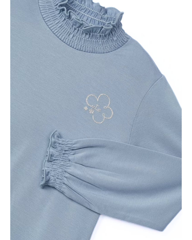 Kids Atelier-Mayoral- Blue Soft Turtleneck