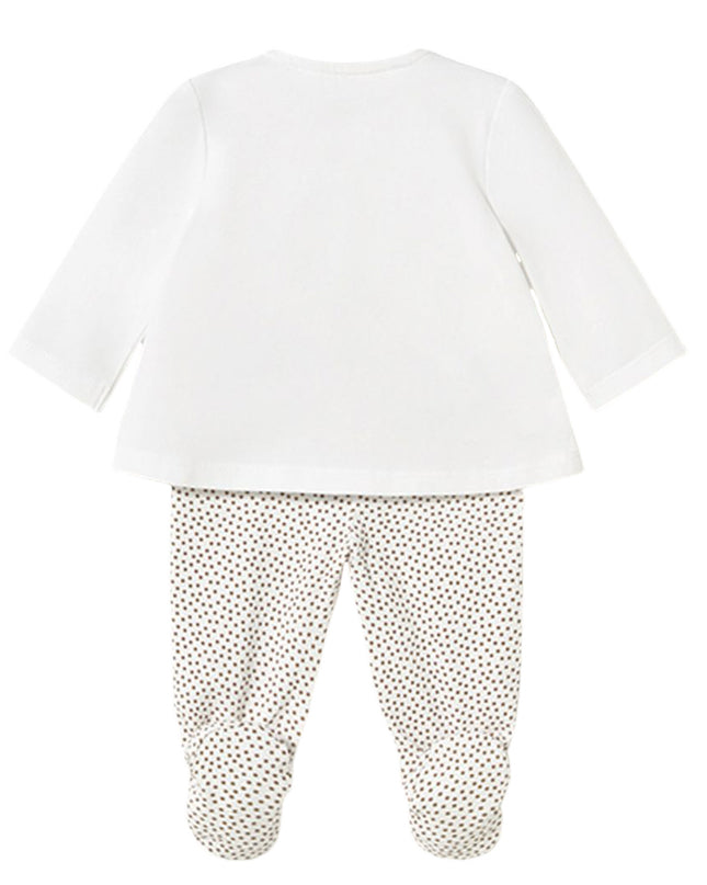 Kids Atelier-Mayoral-Beige Teddy Cookie Outfit Set