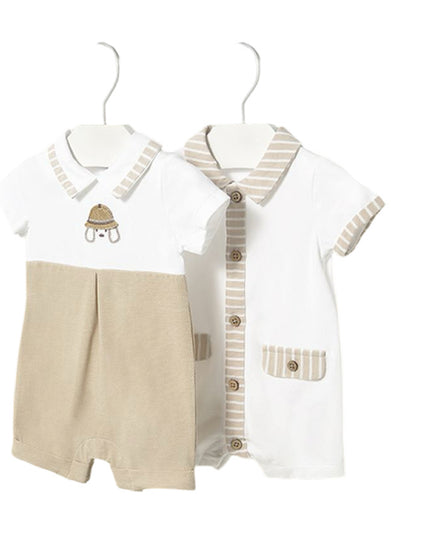 Kids Atelier-Mayoral-Newborn Boy 2 piece Romper Set