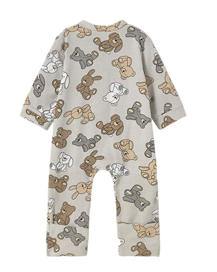 Newborn Boy Removable Foot Sleepsuit