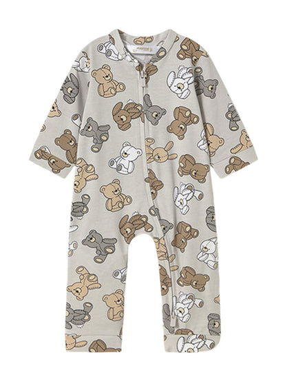 Newborn Boy Removable Foot Sleepsuit
