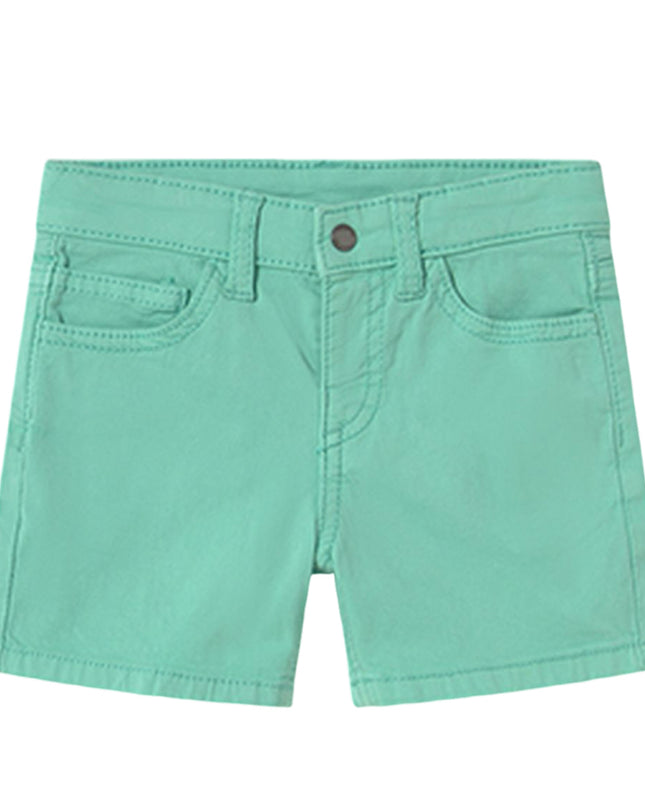 Kids Atelier-Mayoral-Teal Lake Bermuda Shorts