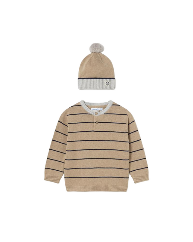 Kids Atelier-Mayoral-Sweater And Hat