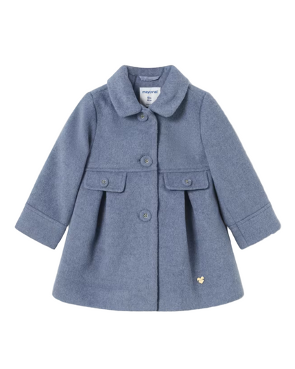 Kids Atelier-Mayoral- Baby Wool Coat Ocean