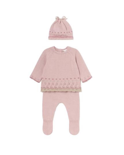 Kids Atelier-Mayoral- Newborn 3 Piece Knit Set