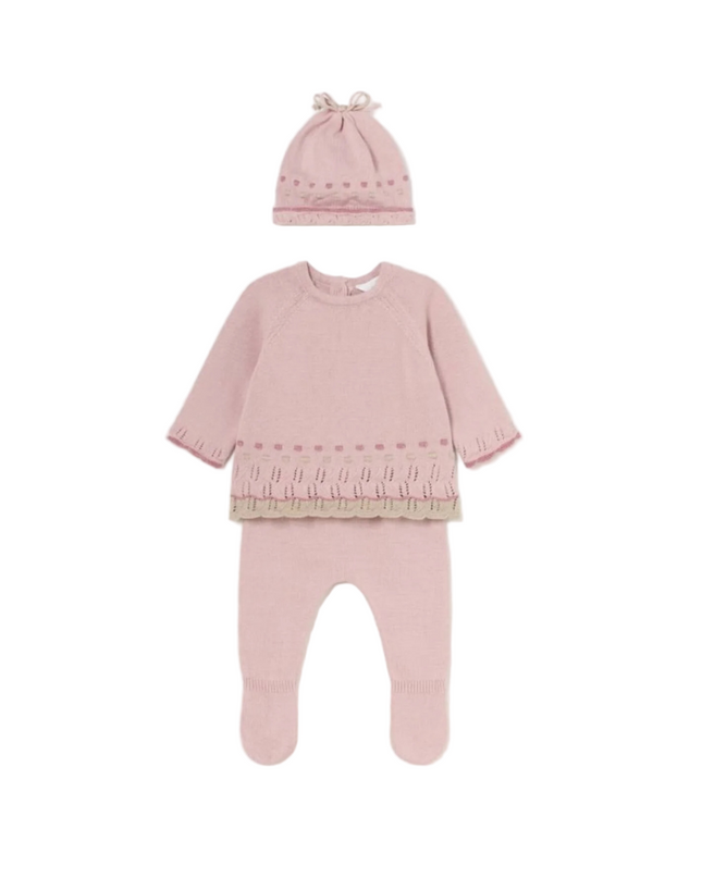 Kids Atelier-Mayoral- Newborn 3 Piece Knit Set
